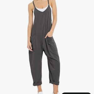 Maternity Charcoal Jumpsuit